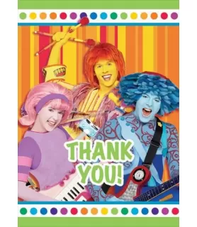 Doodlebops Thank You Notes w/ Env. (8ct)