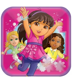 Dora the Explorer 'Dora and Friends' Large Paper Plates (8ct)
