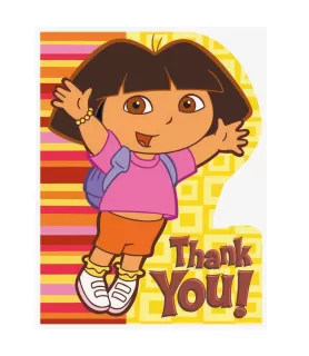 Dora the Explorer 'Fiesta' Thank You Notes w/ Env. (8ct)