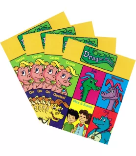 Dragon Tales Vintage 2000 Sticker Quiz (4ct)