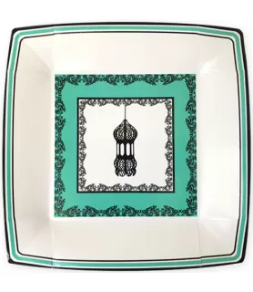 Ramadan Eid al-Fitr 'Damask' Extra Large Paper Plates (10ct)