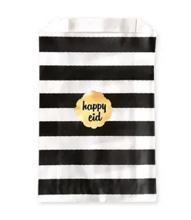 Ramadan Eid al-Fitr 'Happy Eid' Paper Favor Bags w/ Stickers (6ct ea.)