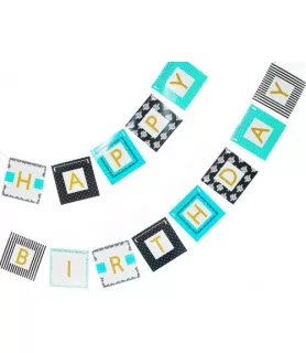 Ramadan Eid al-Fitr 'Damask' Customizable Banner Kit (1ct)