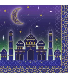 Ramadan 'Eid Mubarak' Lunch Napkins (16ct)