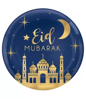 Ramadan 'Eid Mubarak' Plastic Serving Tray (1ct)