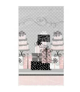 Elegant Wedding Plastic Table Cover (1ct)