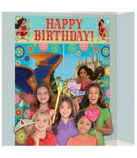 Elena of Avalor Wall Poster Decorating Kit w/ Photo Props (17pc)