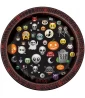 Halloween Emoji Small Paper Plates (8ct) Halloween Emoji Small Paper Plates (8ct)