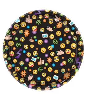 Emoji 'LOL' Small Paper Plates (8ct)