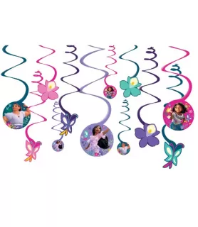 Encanto Paper Hanging Swirl Decorations (12ct)