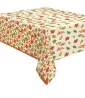 Fall Autumn 'Berries and Leaves' Plastic Tablecover (1ct) Fall Autumn 'Berries and Leaves' Plastic Tablecover (1ct)