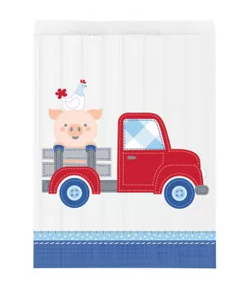 1st Birthday 'Farmhouse Boy' Paper Favor Bags (10ct)