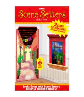 Fiesta Doorway Plastic Scene Setter Add-Ons (2pc)
