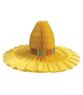 Fiesta Serape Sombrero Honeycomb Centerpiece (1ct)