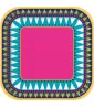 Fiesta 'Boho Fiesta' Small Square Paper Plates (8ct) Fiesta 'Boho Fiesta' Small Square Paper Plates (8ct)