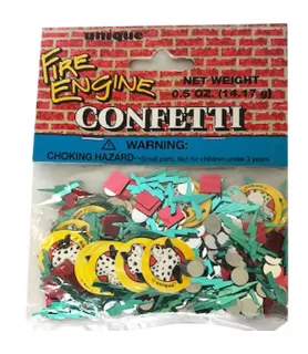Rescue Vehicles Party 'Fire Animals' Confetti (0.5oz)