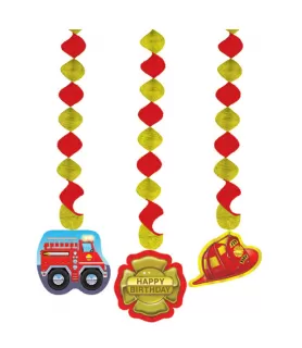 Fire Engine Fun Dangling Cutouts (3ct)