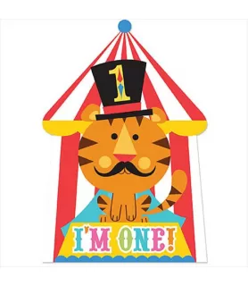 Fisher Price 1st Birthday Circus Invitation Set w/ Envelopes (8ct)