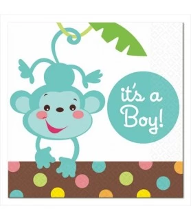 Fisher Price Baby Shower Boy Napkins (16ct)