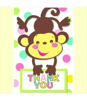 Fisher Price Baby Shower Thank you Notes w/ Env. (8ct)