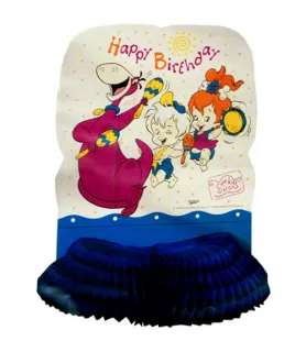 Flintstones Vintage 1996 Cave Kids Honeycomb Centerpiece (1ct)