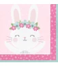 1st Birthday 'Floral Bunny' Lunch Napkins (16ct) 1st Birthday 'Floral Bunny' Lunch Napkins (16ct)