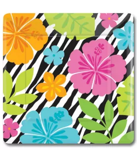 Floral 'Wild Isle' Small Paper Plates (8ct)