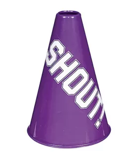 Purple Plastic Megaphone / Favor (1ct)