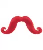 Red Fuzzy Adhesive Mustache / Favor (1ct) Red Fuzzy Adhesive Mustache / Favor (1ct)