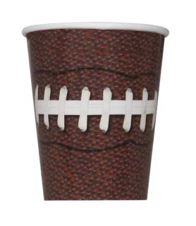 Football Party 9oz Paper Cups (8ct)