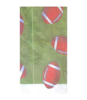 Football 'Go Team' Plastic Table Cover (1ct)