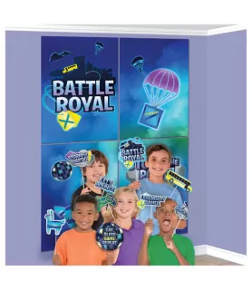 Battle Royal Giant Wall Poster Decorating Kit w/ Photo Props (16pc)