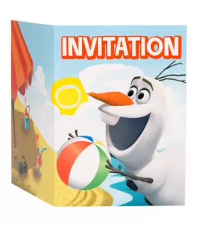 Frozen 'Olaf in Summer' Invitations w/ Envelopes (8ct)