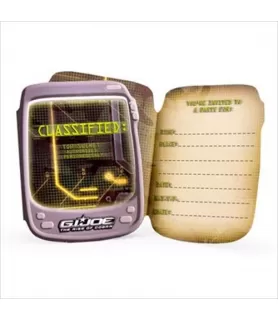 G.I. Joe 'Rise of Cobra' Classified Invitations w/ Env. (8ct)