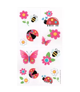Garden Girl Temporary Tattoos (1 sheet)
