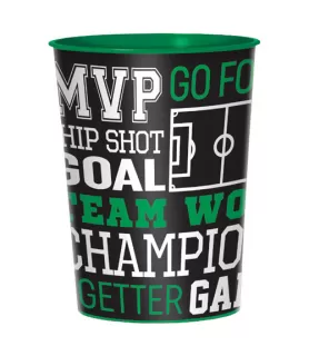 Soccer 'Goal Getter' Reusable Keepsake Cups (2ct)