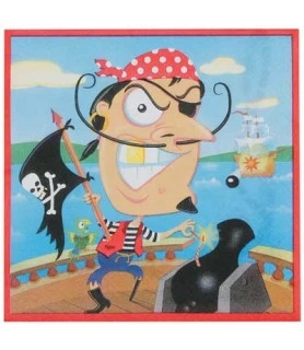 Gold Tooth Pirate Small Napkins (16ct)