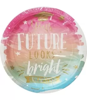 Graduation 'Lovely Grad' Small Paper Plates (18ct)