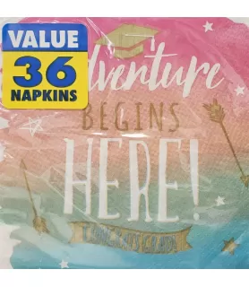 Graduation 'Lovely Grad' Small Napkins (36ct)