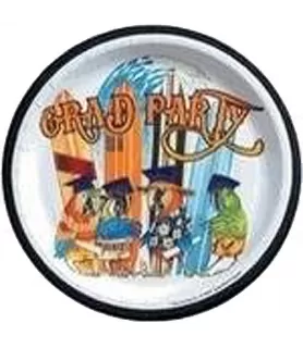 Graduation 'Grad Party' Large Paper Plates (8ct)