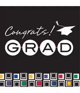 Graduation 'Mod Grad' Lunch Napkins (16ct)