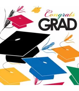 Graduation 'Graduation Toss' Lunch Napkins (18ct)