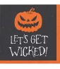 Halloween 'Let's Get Wicked' Small Napkins (16ct) Halloween 'Let's Get Wicked' Small Napkins (16ct)