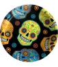 Halloween 'Sugar Skull' Large Paper Plates (8ct) Halloween 'Sugar Skull' Large Paper Plates (8ct)