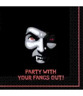 Halloween 'Vampire' Small Napkins (24ct)