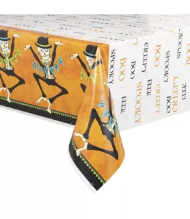 Halloween 'Day of the Dead' Plastic Table Cover (1ct)