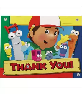 Handy Manny Thank You Notes w/ Env. (8ct)
