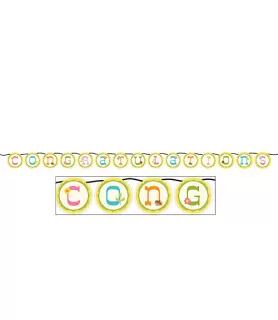 Happi Tree Owl Congratulations Banner (1ct)