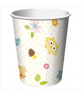 Happi Tree Owl 9oz Paper Cups (8ct)