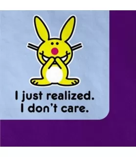 Happy Bunny Small Napkins (16ct)
